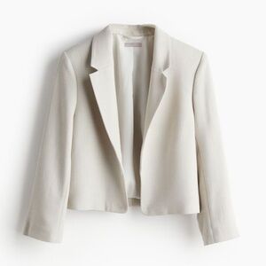 New with tags H&M Beige Jacket with Slit Cuffs size Small